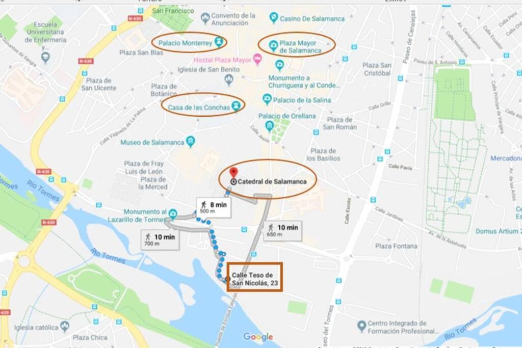 Апартаменты Duplex Casa Lis-En Pleno Corazon De La Ciudad- Саламанка Экстерьер фото